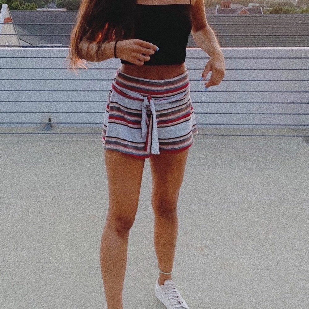 MULTI COLOR TIE SHORTS